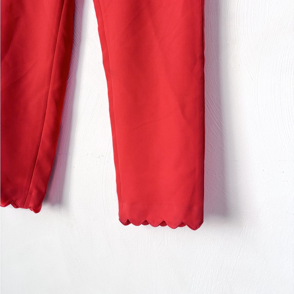 Banana Republic Avery Coral Scalloped Hem Pants - Picture 3 of 7